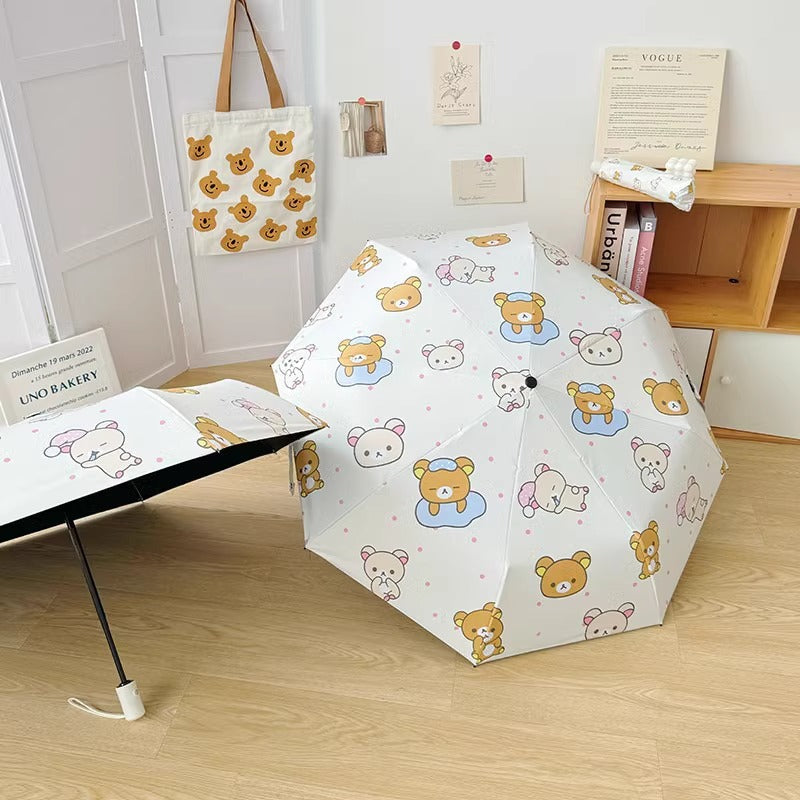 Women's Foldable Umbrella with Cute Animal Design Kalsten