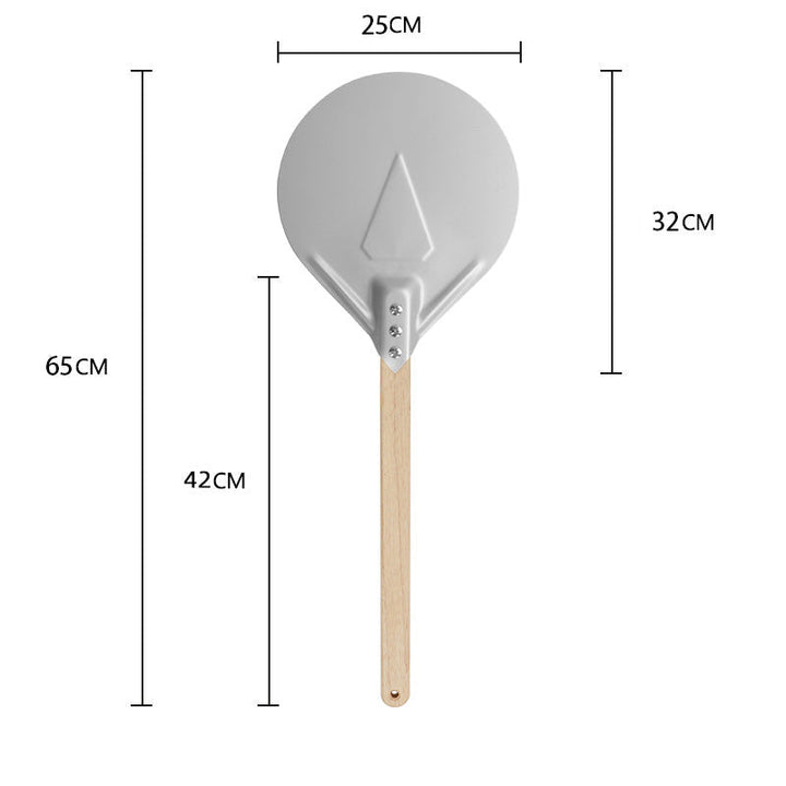 long-handled perforated pizza peel with wooden handle Kalsten