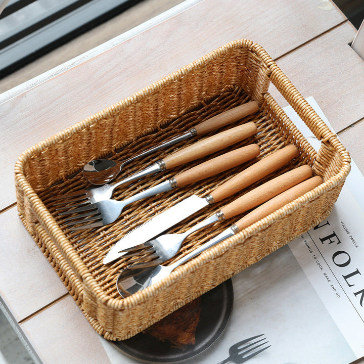 Unisex Practical Storage Basket made of Woven Material Kalsten