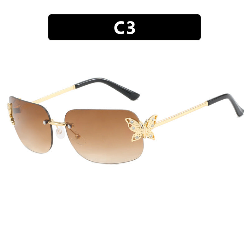 Ladies fashionable sunglasses with delicate butterfly design and protective lenses Kalsten