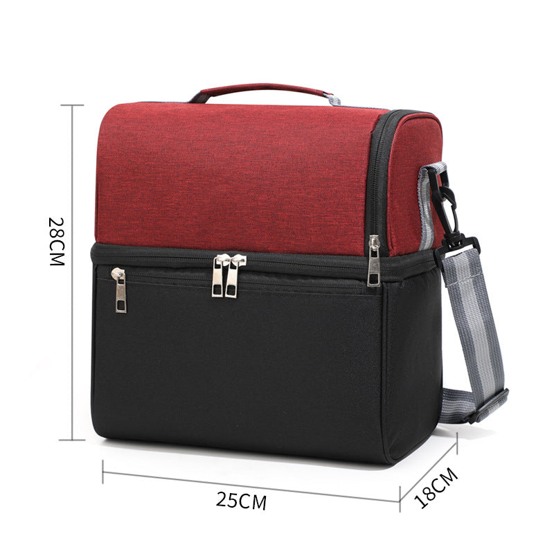Insulated cooler bag with practical compartments Kalsten