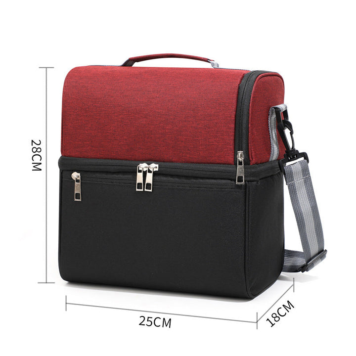 Insulated cooler bag with practical compartments Kalsten
