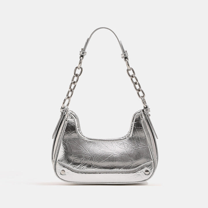 Chic Metallic Shoulder Bag Kalsten