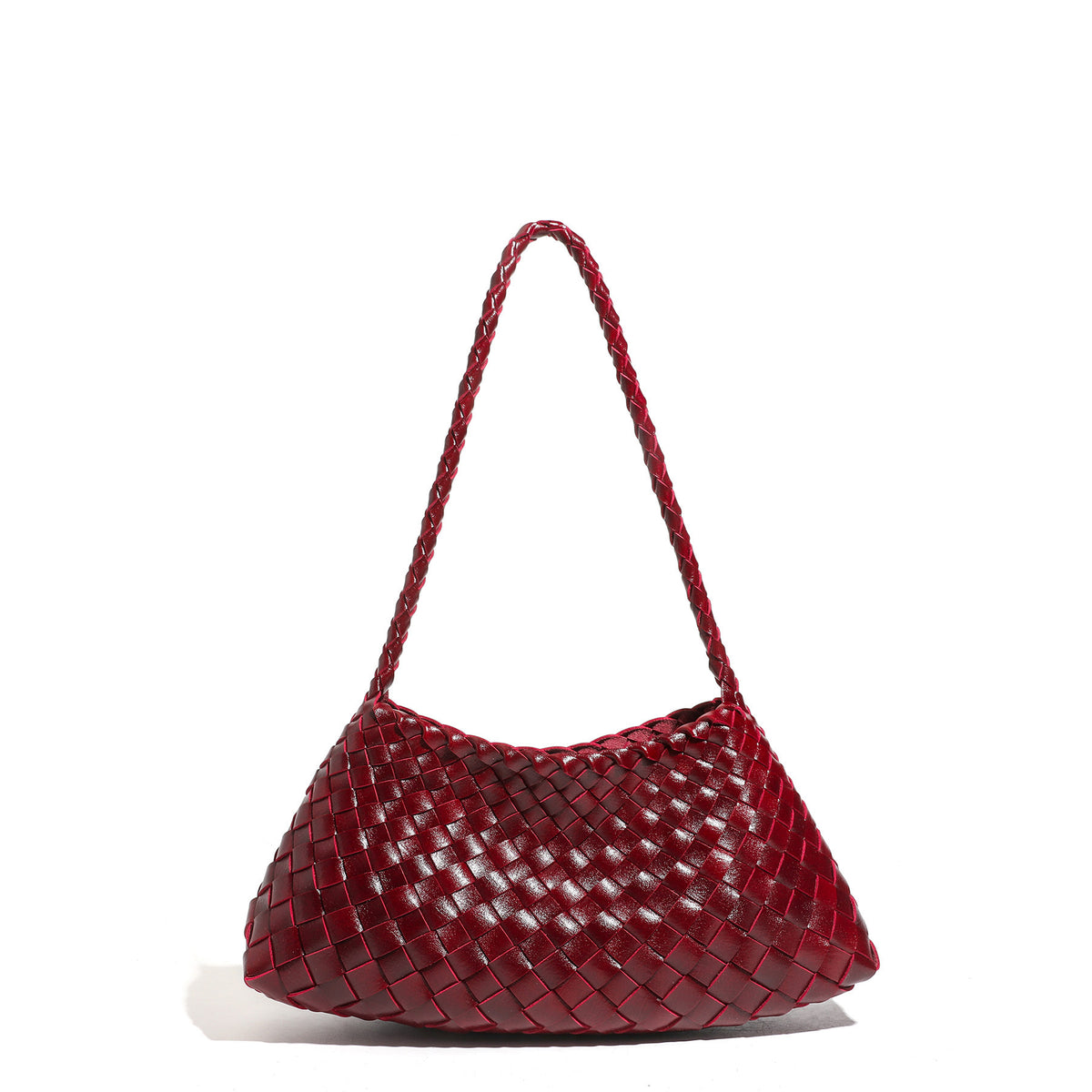 Textured Woven Slouchy Shoulder Bag Acalora