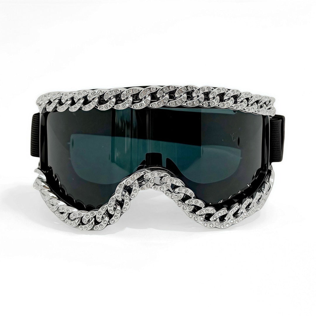 Unisex Ski Goggles with Sparkling Crystal Frame Kalsten
