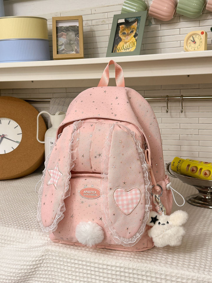Cute Bunny Ear School Backpack