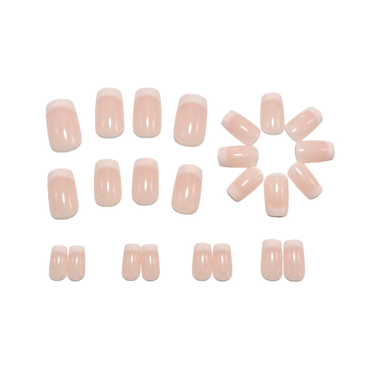 High-quality artificial nails with elegant French tip Kalsten
