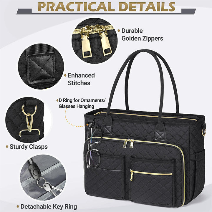 Stylish and spacious handbag with practical compartments Kalsten