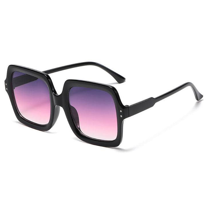 Ladies fashionable square sunglasses with mirrored lenses Kalsten
