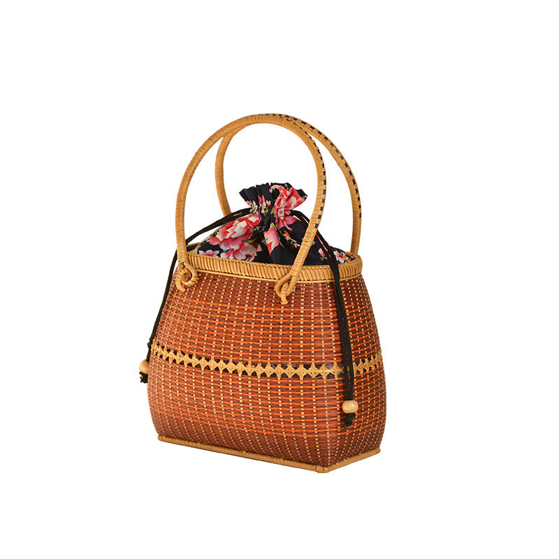 Handmade synthetic fiber tote bag Acalora