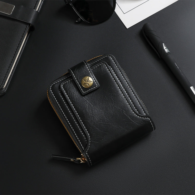 Bi-Fold Zip Wallet with Card Slots Kalsten