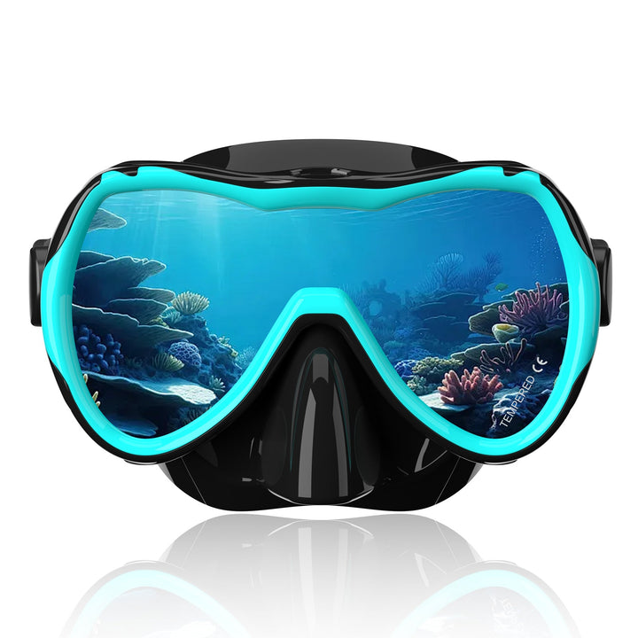 Diving mask with wide field of vision by Kalsten