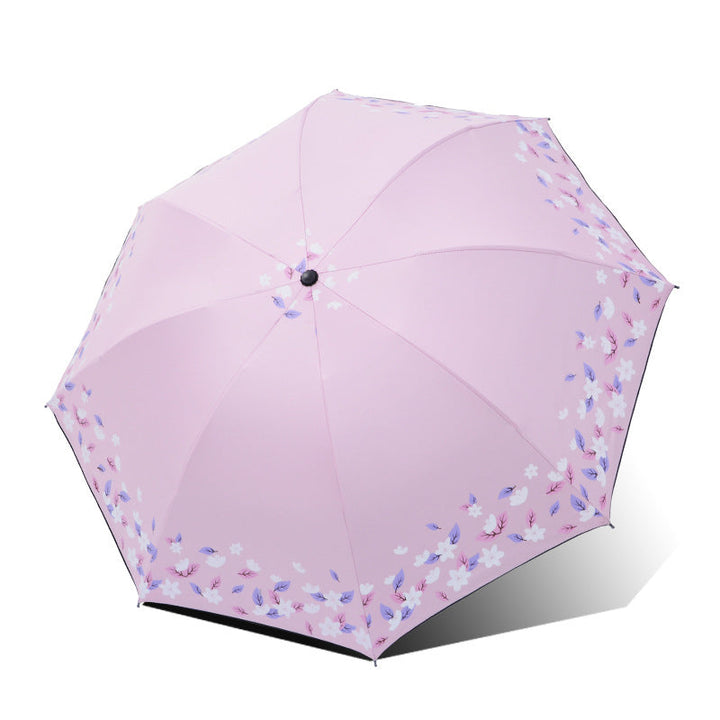 Women's Foldable Umbrella with Floral Finishes Kalsten