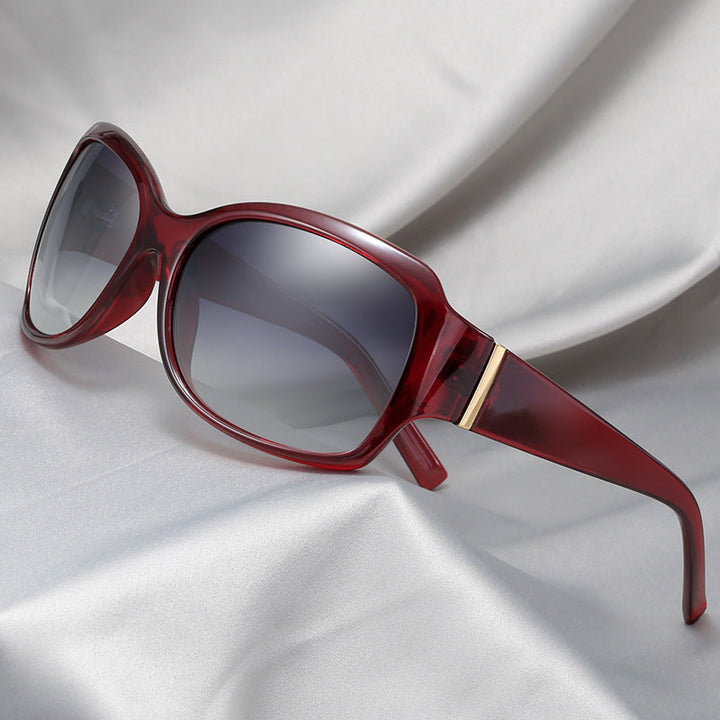 Ladies stylish oversized sunglasses with elegant pattern Kalsten