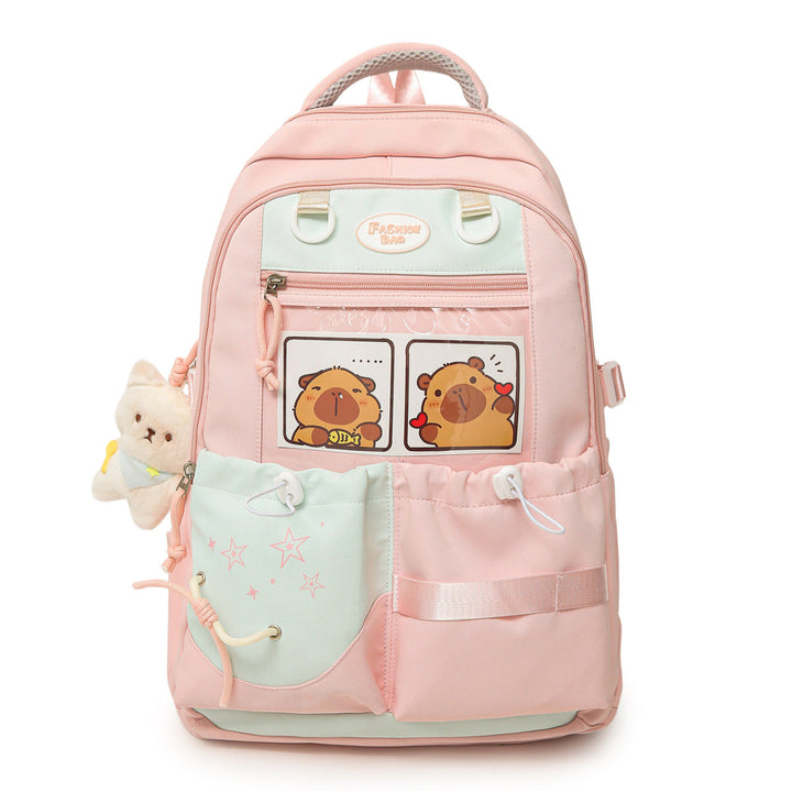 Cartoon Character Print School Backpack kalsten