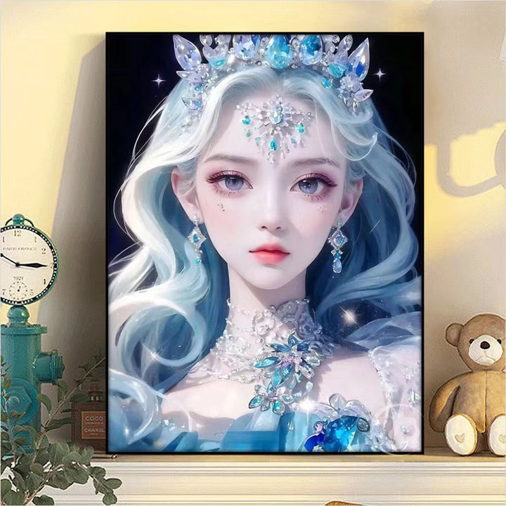 Fantasy Character Portrait Canvas Art Print Kalsten