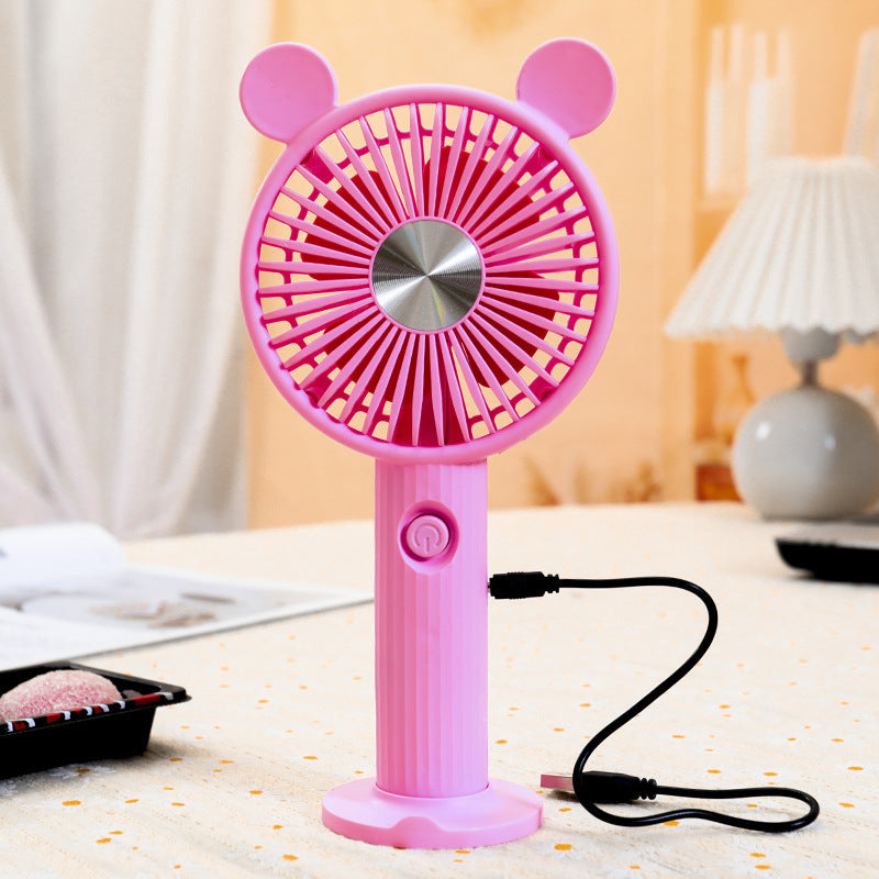 Women's Portable Hand Fan with Animal Ears Kalsten