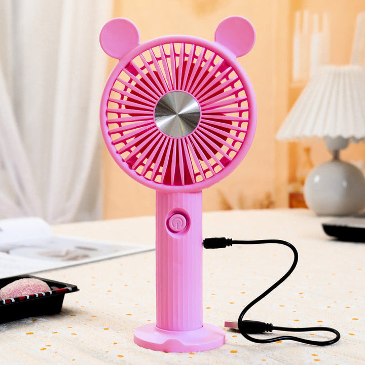 Women's Portable Hand Fan with Animal Ears Kalsten