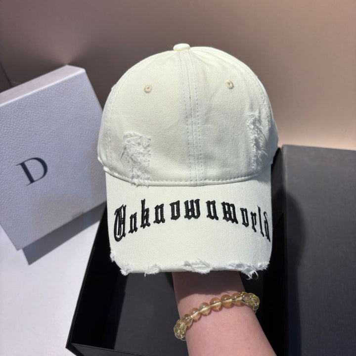 Men's Distressed Graphic Baseball Cap Kalsten
