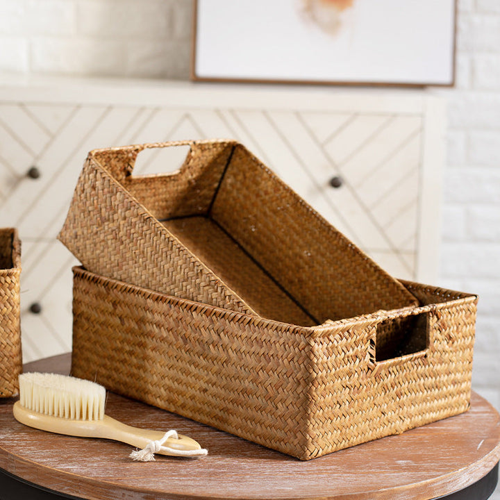 Natural Woven Storage Bin Kalsten