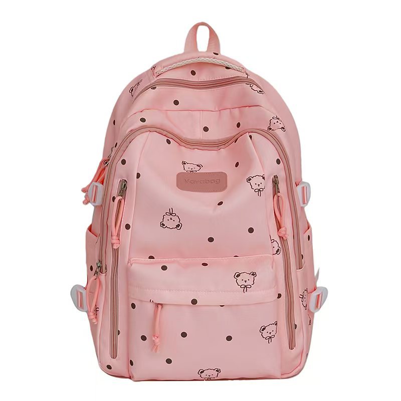 Cute Polka Dot Print Backpack Kalsten