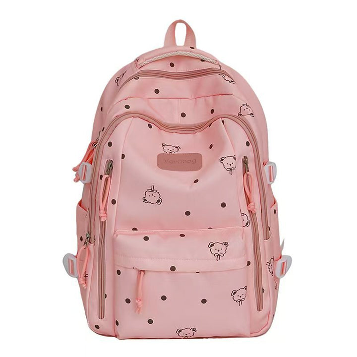 Cute Polka Dot Print Backpack Kalsten