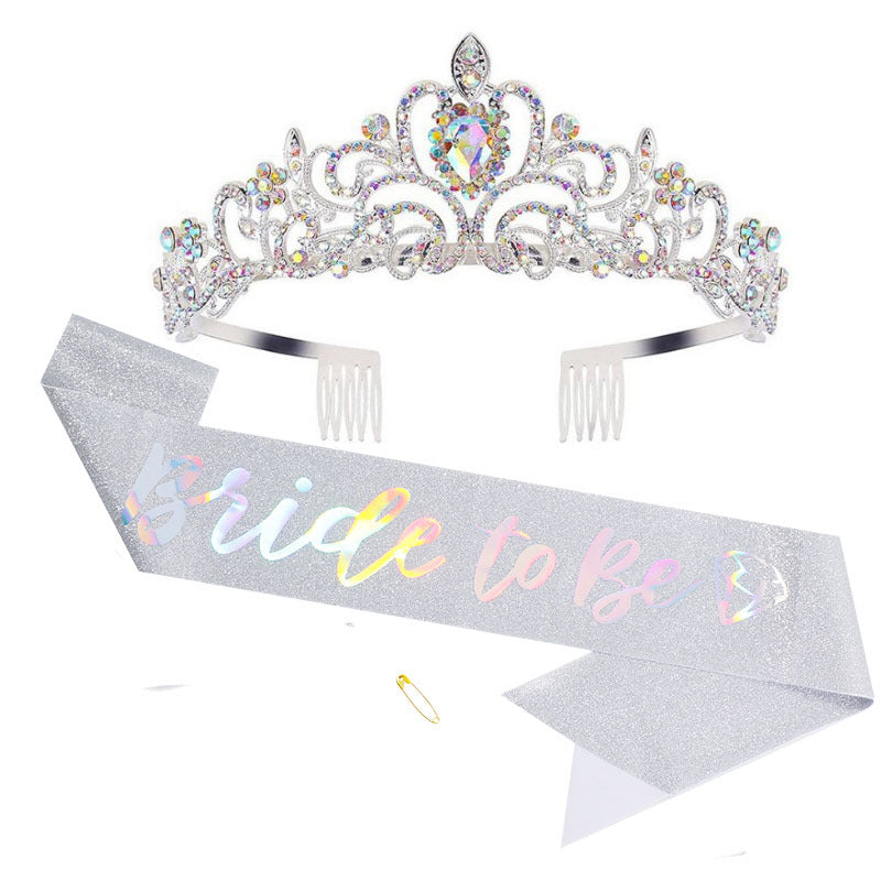 Ladies Crystal Embellished Bridal Tiara Kalsten