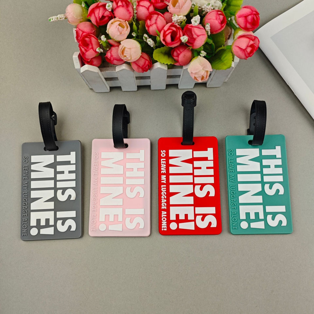 Unisex Luggage Tag with Humorous Message Kalsten