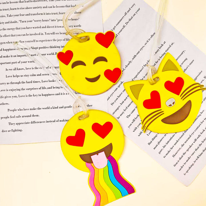 Unisex Luggage Tag in Emoji Design Kalsten