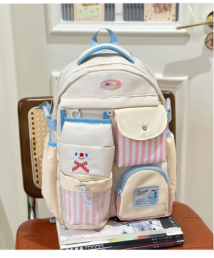 Children's Playful Multi-Compartment School Backpack