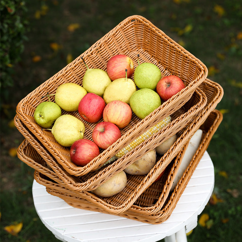 Rectangular Woven Serving Basket Kalsten