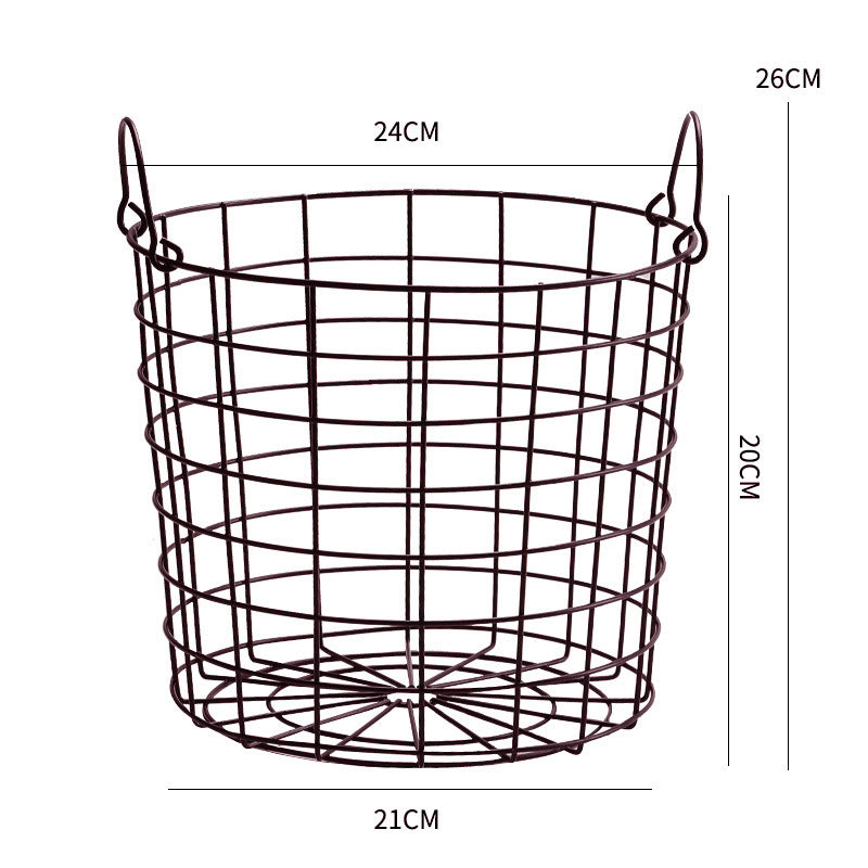 Unisex wire basket with ergonomic carrying lid Kalsten