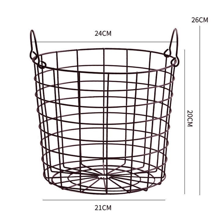 Unisex wire basket with ergonomic carrying lid Kalsten