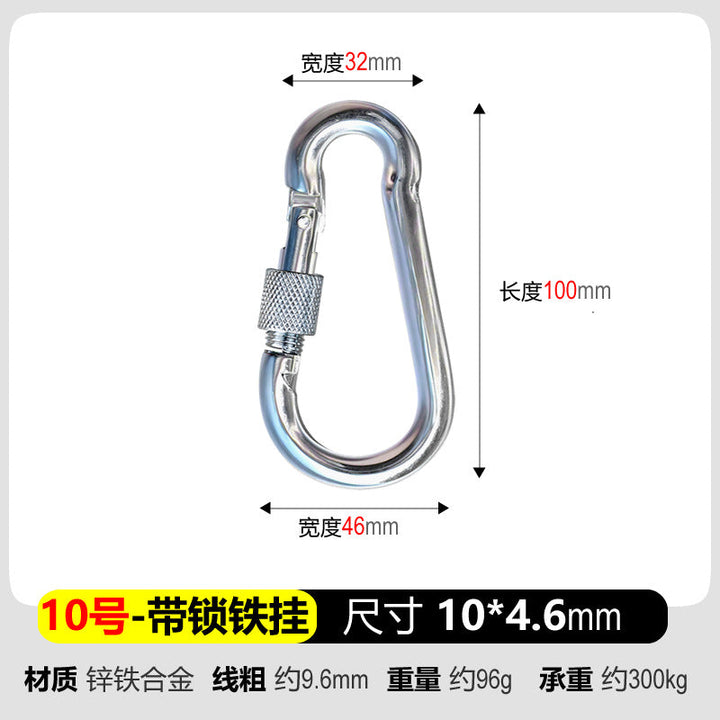 Spring steel carabiner hook Kalsten
