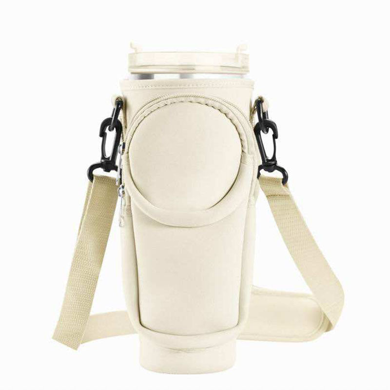 Ladies trendy and sparkling drinking bottle with shoulder bag Kalsten