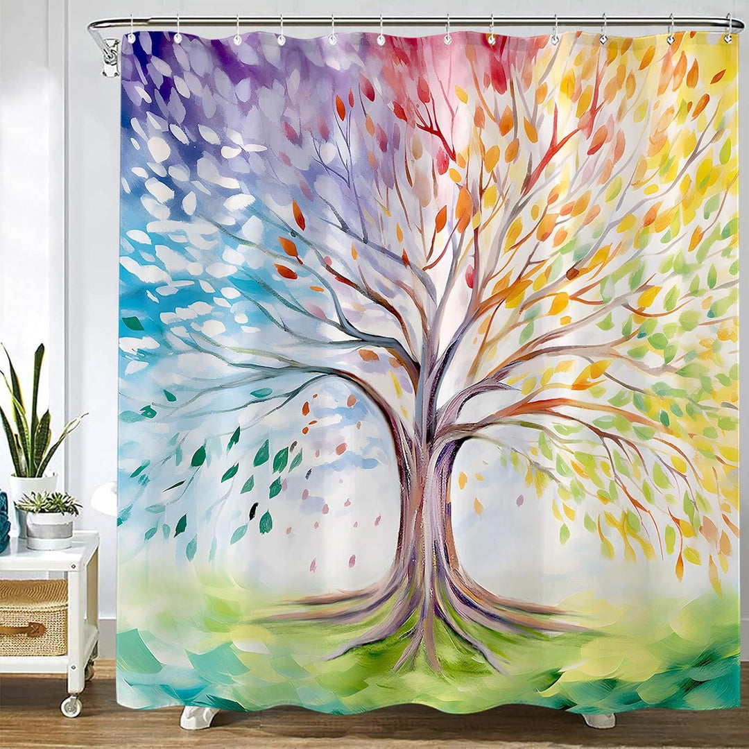 Ocean-Theme Shower Curtain Kalsten