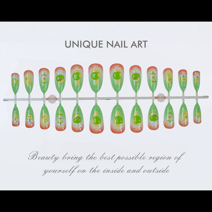 Whimsical Cute Character Press-On Nails Kalsten
