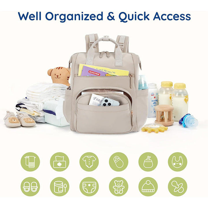 Multifunctional Backpack with Removable Organizer Bag Kalsten