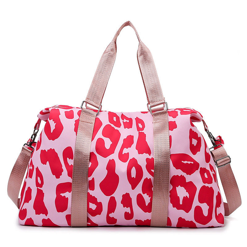 Sporty travel bag with trendy zebra pattern Kalsten