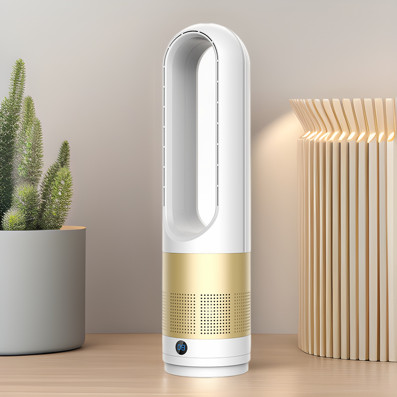 Cooling bladeless tower fan and HEPA air purifier with quiet DC motor Kalsten