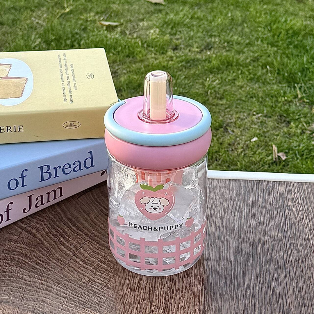 Women's Insulated Drinking Bottle with Innovative Lid and Cheerful Design Kalsten
