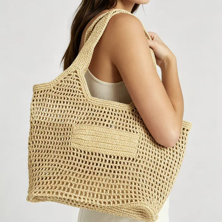 Net shopping bag with ergonomic handles Kalsten