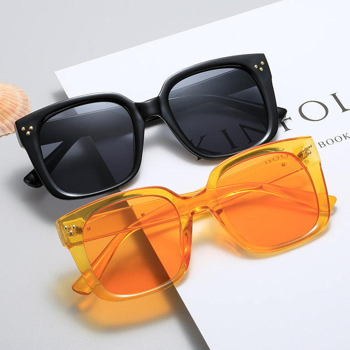 Women's square sunglasses with innovative frame and UV protection Kalsten