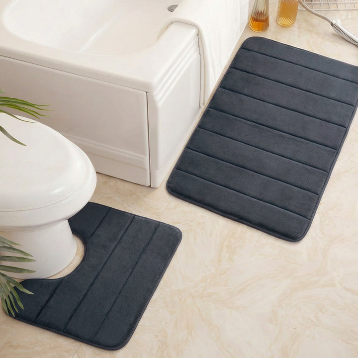 Bathroom Mat Set Kalsten