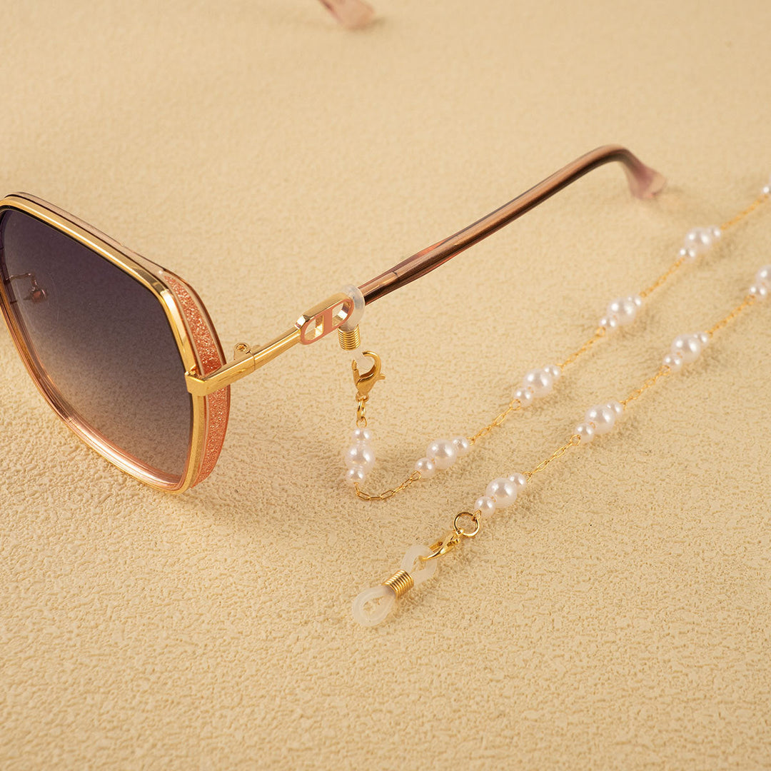 Pearl-Linked Eyewear Holder Kalsten