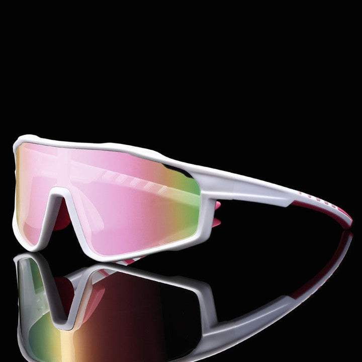Unisex sporty cycling glasses with photochromic lenses and aerodynamic design Kalsten