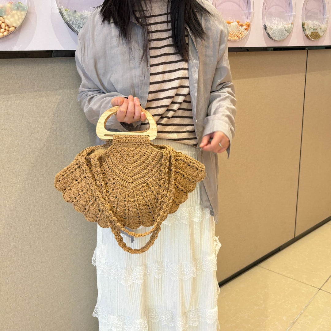 Hand-knotted shoulder bag Kalsten