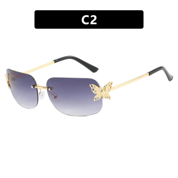 Ladies fashionable sunglasses with delicate butterfly design and protective lenses Kalsten