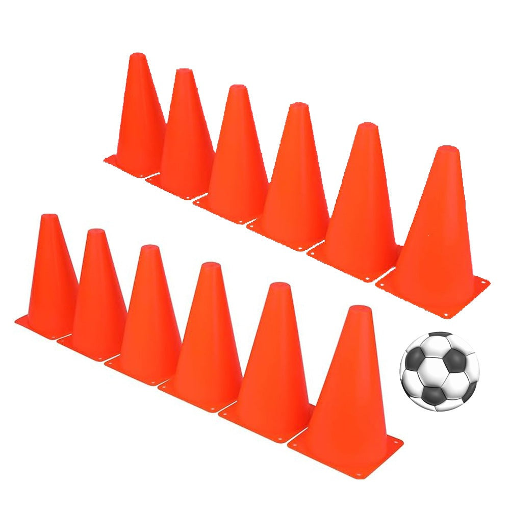 multi-piece flat-base training marker cones for soccer agility drills Kalsten