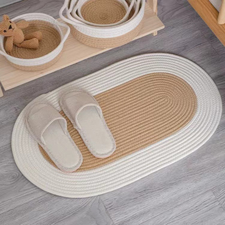 Cotton Woven Bath Mat Acalora